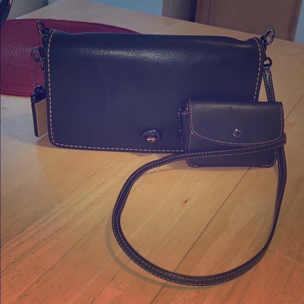 Coach Dinky and wallet